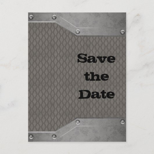 sjabloon van metaalgrunge (Voorkant)