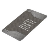 sjabloon van metaalgrunge magneet (Linkerzijde)