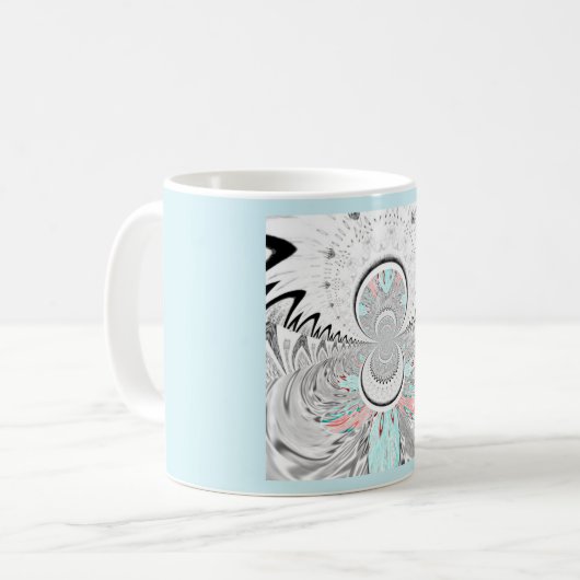 Sjabloon van mok Afbeelding (Voorkant links)