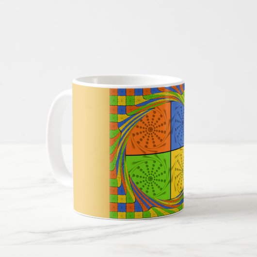 Sjabloon van mok Afbeelding (Voorkant links)