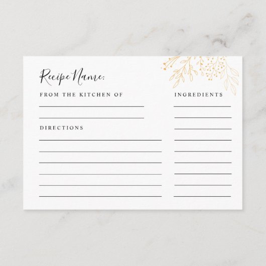 Sjabloon van Navy Gold Wedding Stationery (Achterkant)