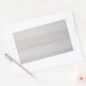 Sjabloon van onbewerkt hout Trendy Elegant Design  Rechthoekige Sticker (Envelop)