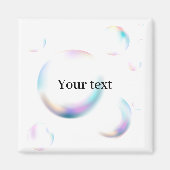 Sjabloon van ondergrondse bubble Clear Magneet (Voorkant)