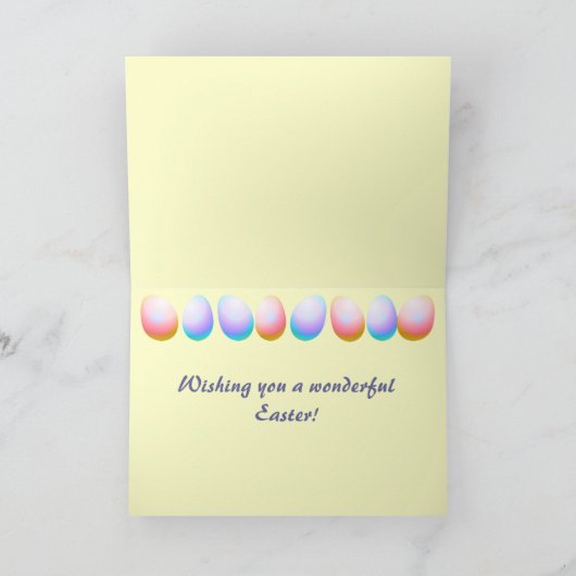 Sjabloon van Paas-Kaart (Binnen)