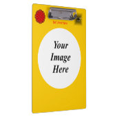 Sjabloon van Red Flower Ribbon door Kenneth Yoncic Klembord (Rechts)