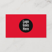 Sjabloon van restaurants die etensresten met fijne visitekaartje (Achterkant)