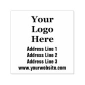 Sjabloon van retouradres voor zakelijke Logo Zelfinktende Stempel (Design)