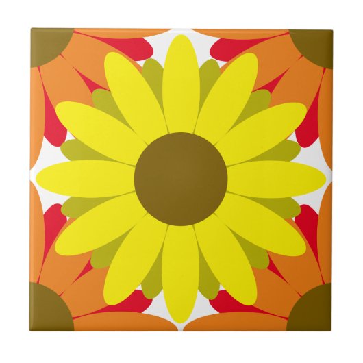 Sjabloon van ventilatorpatroon tegeltje (Voorkant)