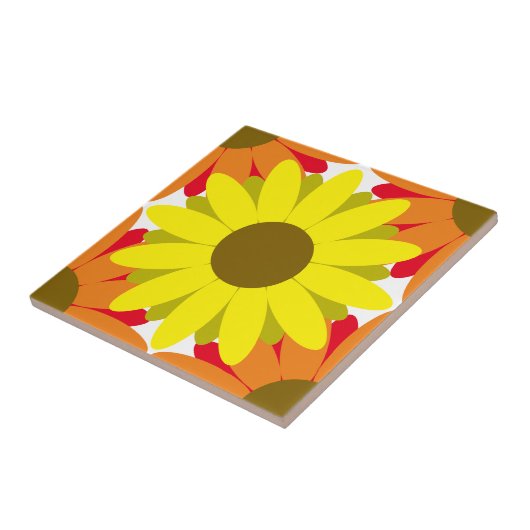 Sjabloon van ventilatorpatroon tegeltje (Zijkant)