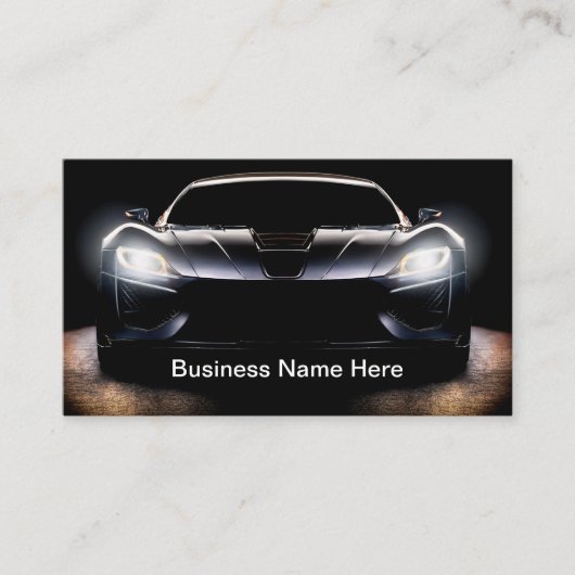 Sjabloon van Visitekaartjes van het thema "Cool Au (Voorkant)