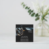 Sjabloon van Visitekaartjes van het thema "Cool Au (Staand voorkant)