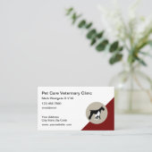 Sjabloon van Visitekaartjes voor aanwijzing van di (Staand voorkant)