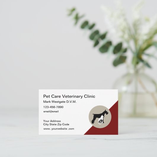 Sjabloon van Visitekaartjes voor aanwijzing van di (Staand voorkant)