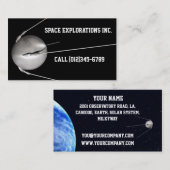 sjabloon van visitekaartjes voor de lucht- en ruim (Voorkant / Achterkant)