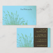 Sjabloon van zakenkaarten, onkruid visitekaartje (Voorkant / Achterkant)