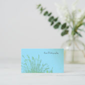 Sjabloon van zakenkaarten, onkruid visitekaartje (Staand voorkant)