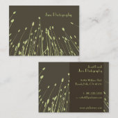 Sjabloon van zakenkaarten, tarwegras visitekaartje (Voorkant / Achterkant)