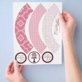 Sjabloon van zoete Cake Cupcake Flyer (Hand)