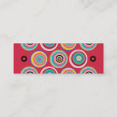 Sjabloon verbindingshartsprofielkaart mini visitekaartje (Achterkant)