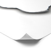 Sjabloon verbrand papier -  poster (Hoek)