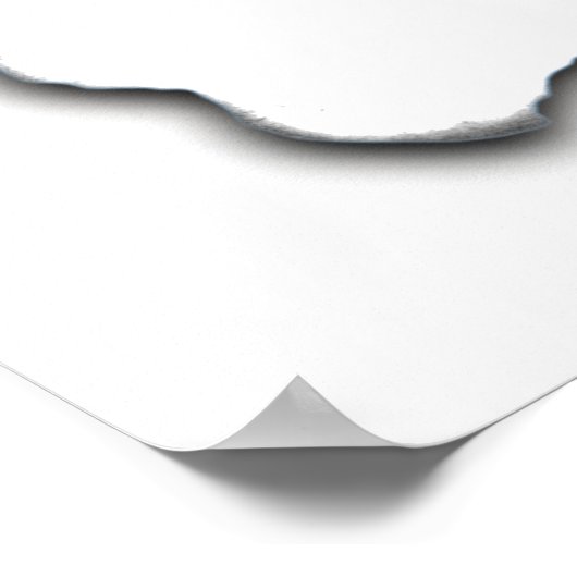 Sjabloon verbrand papier -  poster (Hoek)