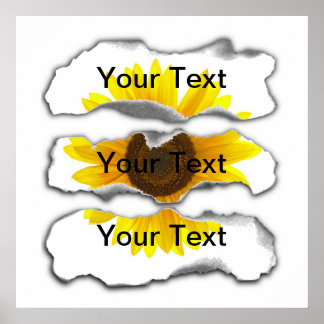 Sjabloon verbrand papier -  poster