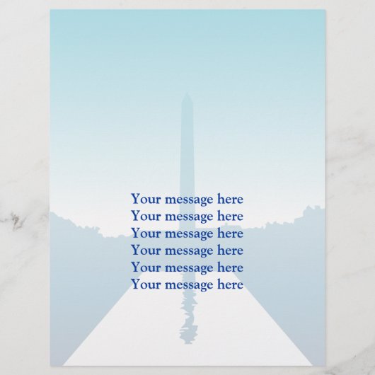 Sjabloon Verenigde Staten Nationale Monumenten Flyer (Achterkant)