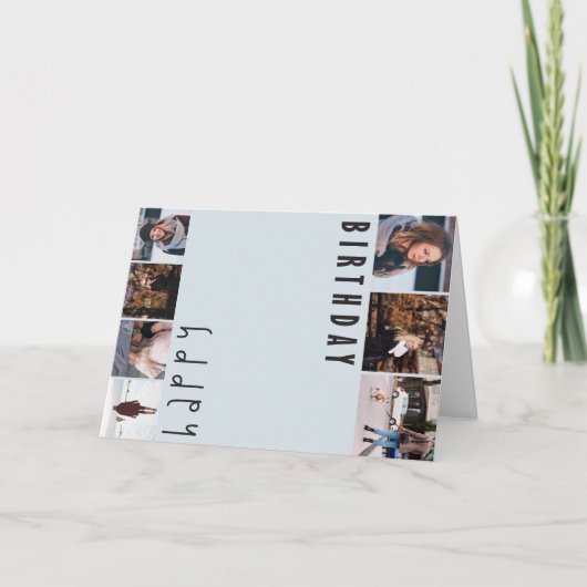 Sjabloon Verjaardag Kaart (Voorkant)