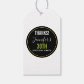 sjabloon verjaardagsbedankt cadeaulabel (Voorkant)