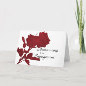 Sjabloon verloving Aankondiging kaart (Voorkant)