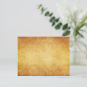 Sjabloon  verouderd perkamentpapier blanco briefkaart (Staand voorkant)