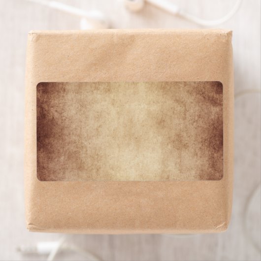 Sjabloon verouderd perkamentpapier blanco etiket (Insitu)