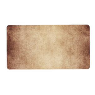Sjabloon verouderd perkamentpapier blanco etiket