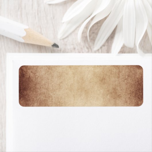 Sjabloon  verouderd perkamentpapier blanco etiket (Insitu)