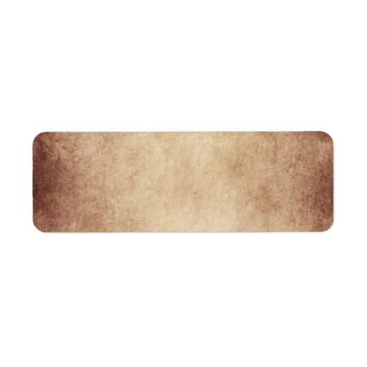 Sjabloon verouderd perkamentpapier blanco etiket (Voorkant)