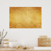 Sjabloon  verouderd perkamentpapier blanco poster (Keuken)