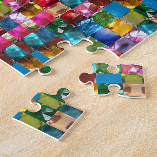 Sjabloon vervangt uw eigen FOTO-AFBEELDING JPG JEP Legpuzzel (Zijkant)