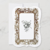  Sjabloon Victoriaans ERA Wedding Invitting Kaart (Achterkant)
