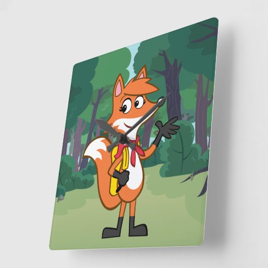 sjabloon vierkante klok (Hoek)