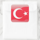 sjabloon vierkante sticker (Tas)