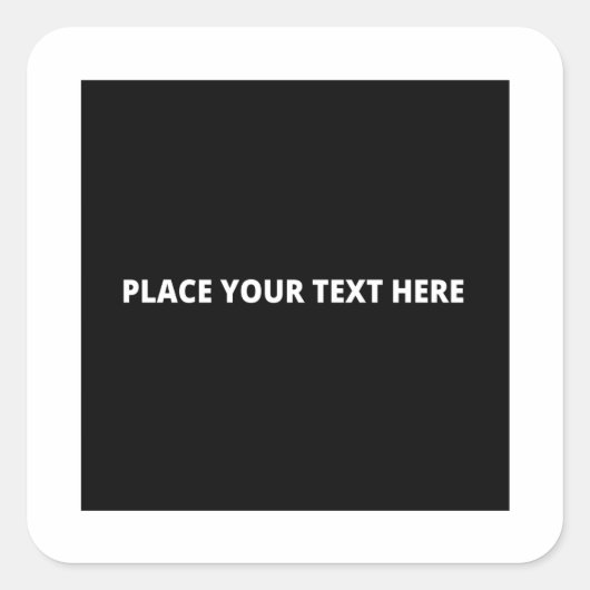 sjabloon vierkante sticker (Voorkant)