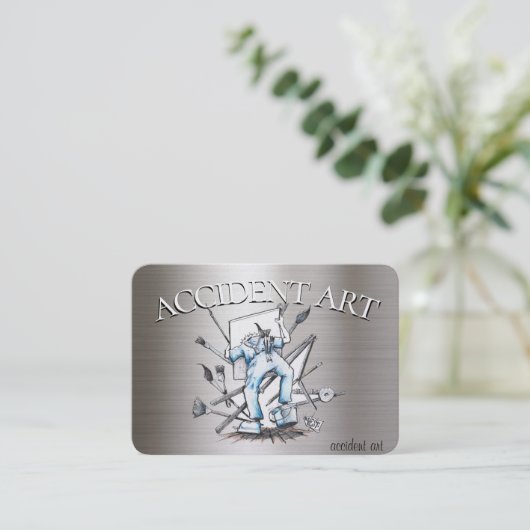 sjabloon visitekaartje (Staand voorkant)