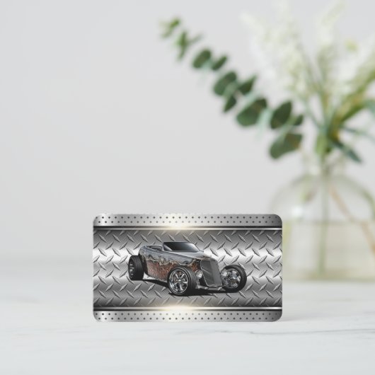 Sjabloon Visitekaartje (Staand voorkant)