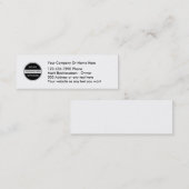 sjabloon visitekaartje Logo (Voorkant / Achterkant)