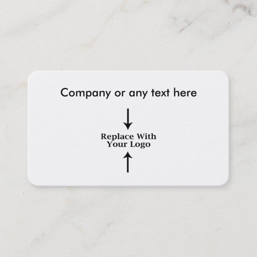 sjabloon visitekaartje Logo (Voorkant)