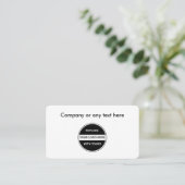 Sjabloon visitekaartje Logo (Staand voorkant)