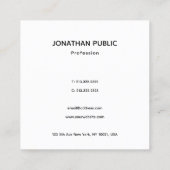 Sjabloon Visitekaartjes Professioneel, modern (Achterkant)