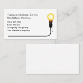 Sjabloon Visitekaartjes voor Cool Electricia Edita (Voorkant / Achterkant)