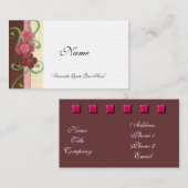 Sjabloon Visitekaartjes voor ontwerper (Voorkant / Achterkant)