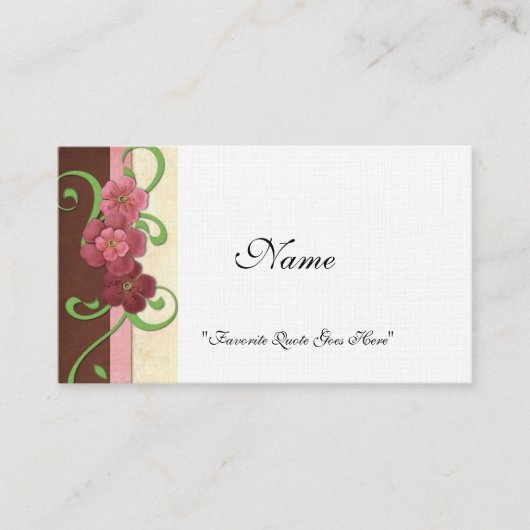 Sjabloon Visitekaartjes voor ontwerper (Voorkant)